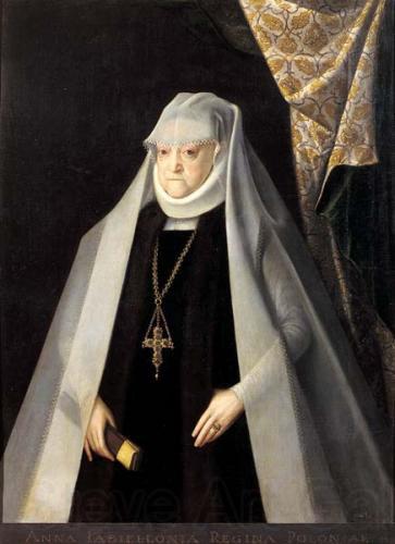 unknow artist Portrait of Anna Jagiellon as a widow. Spain oil painting art